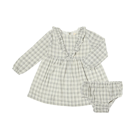 Hadley Plaid Ruffle Dress