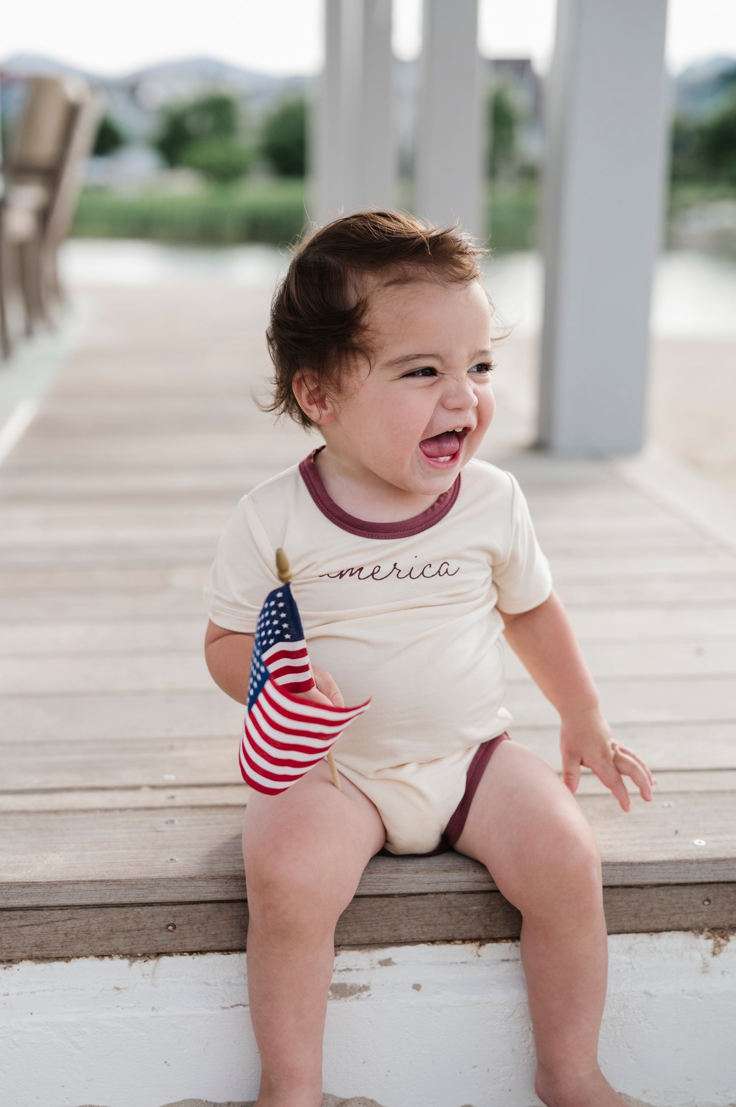 America Tee Onesie