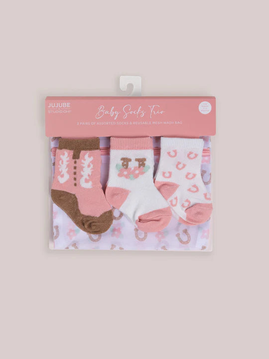 Blooming Boot Sock Trio