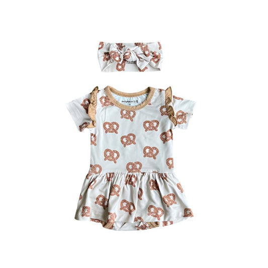 Pretzel Twirl Dress & Headband Set