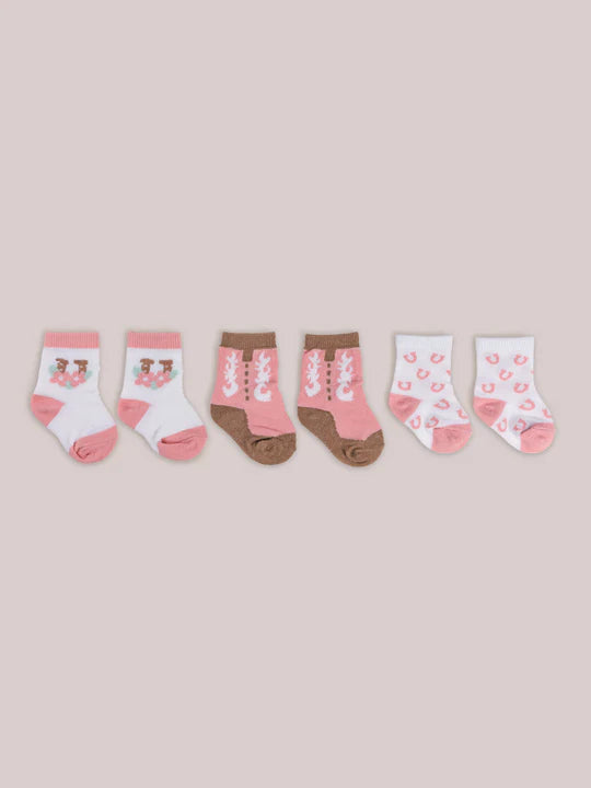 Blooming Boot Sock Trio