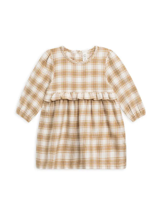 Sydney Flannel Ruffle Dress