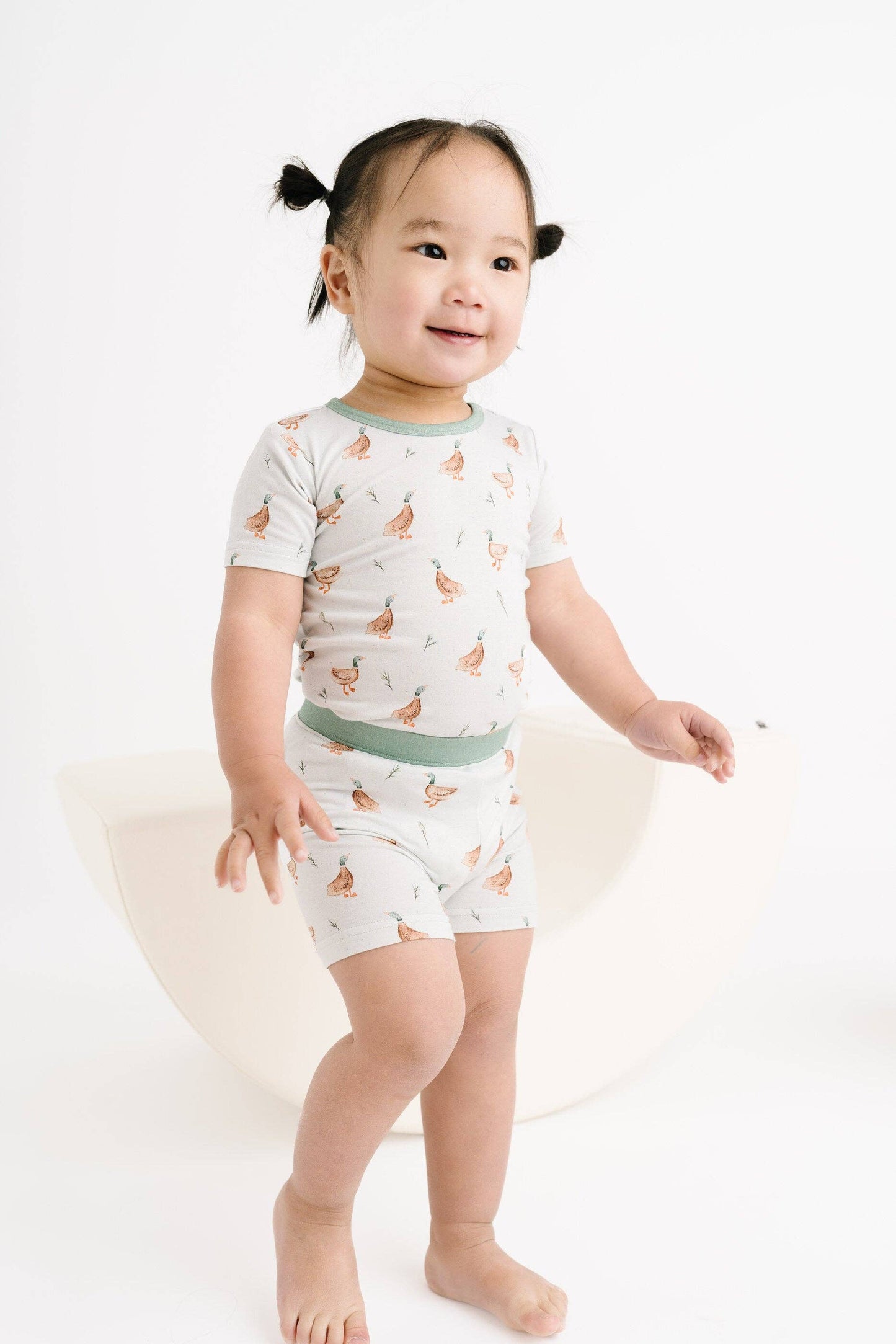 Puddle Ducks Bamboo Shorts Set