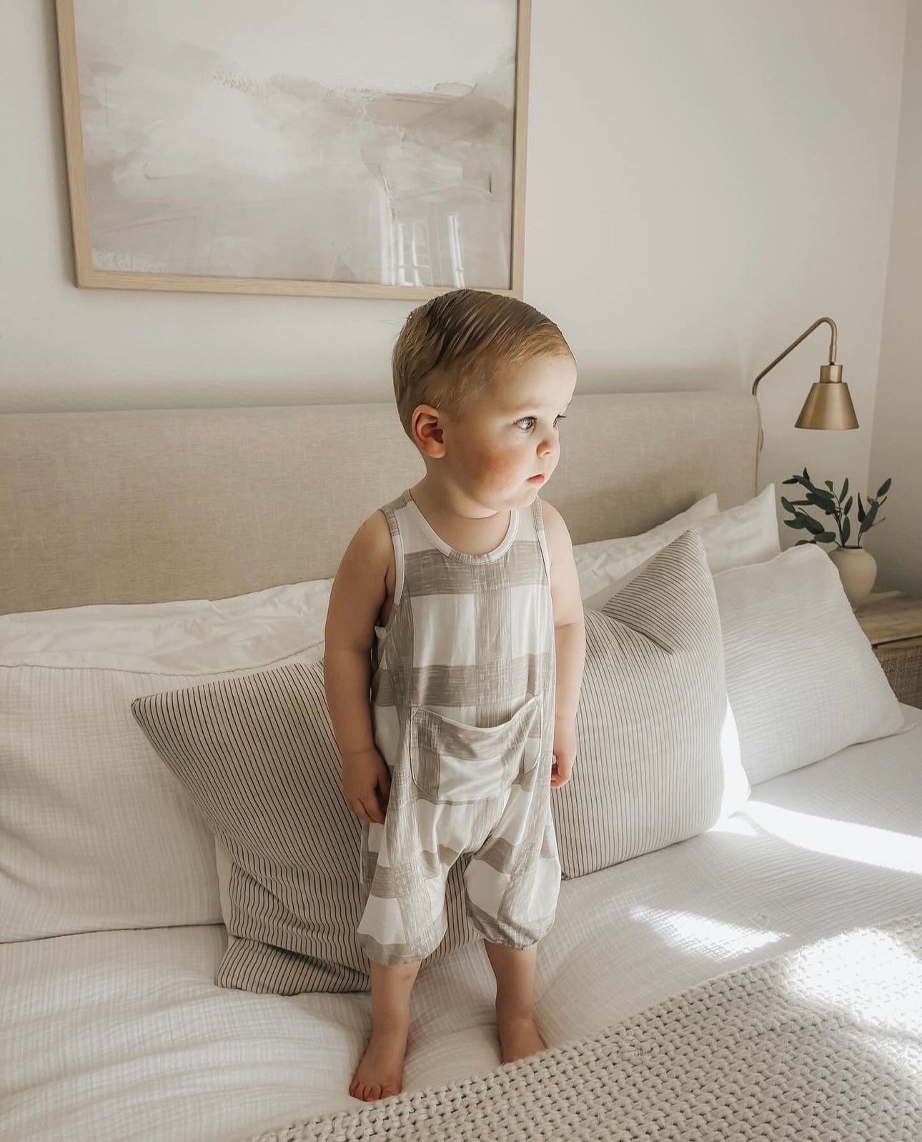 Picnic Bamboo Pocket Romper