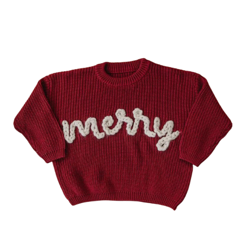 Merry Embroidered Sweater