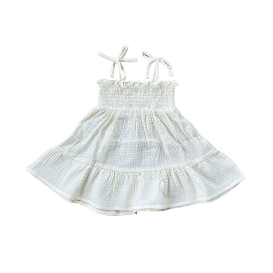 Gauze Tiered Dress