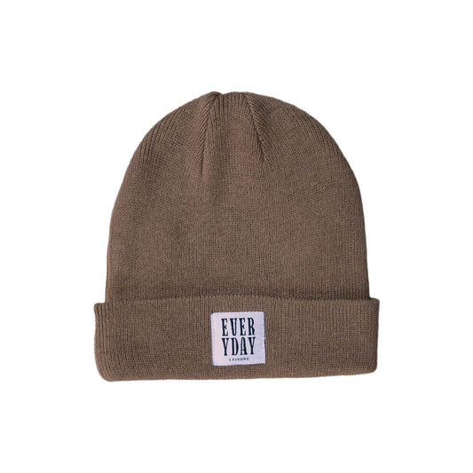 Brown Knit Beanie