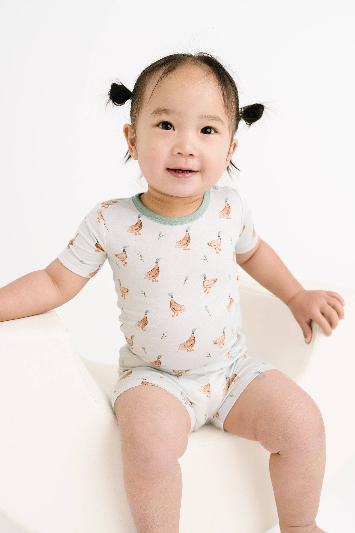 Puddle Ducks Bamboo Shorts Set