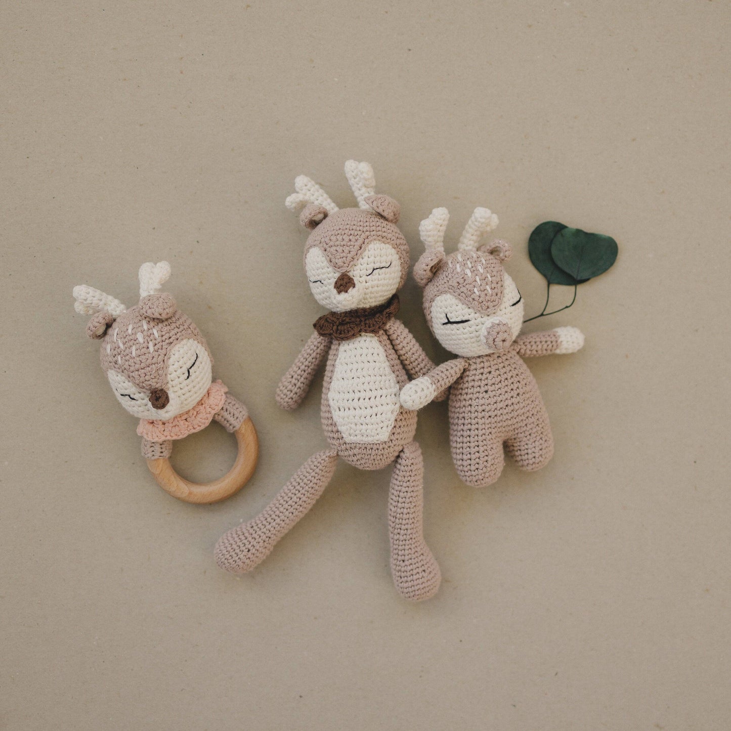 Crocheted Reindeer Doll