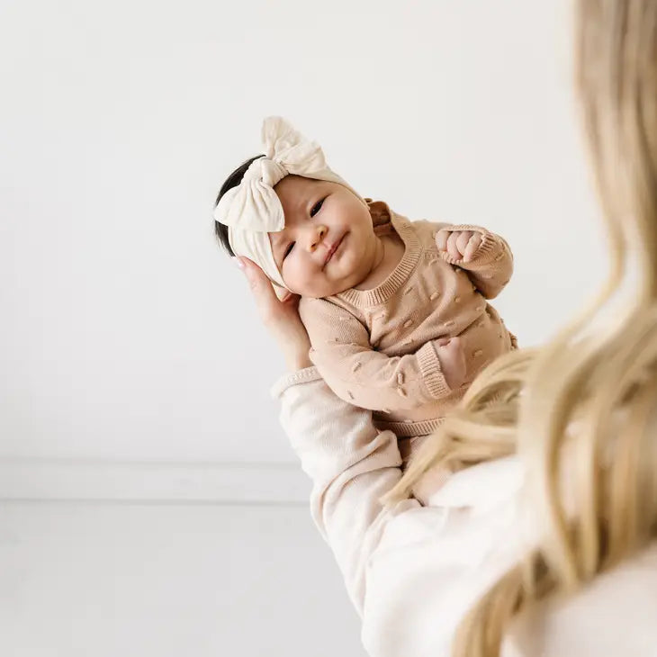 Oatmeal Knot Headband