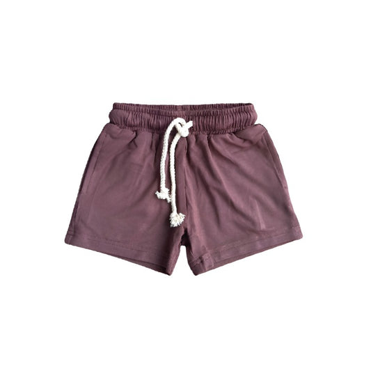 Burgandy Everyday Shorts