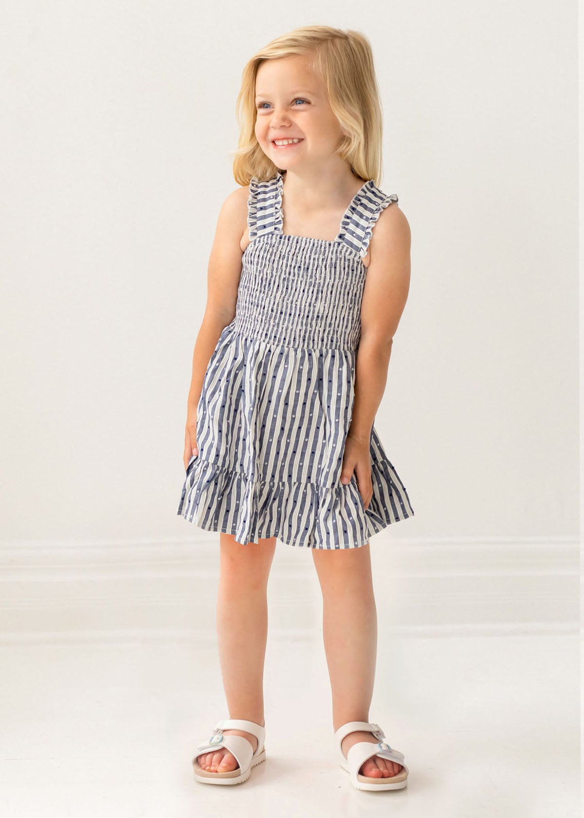 Island Breeze Smocked Dress