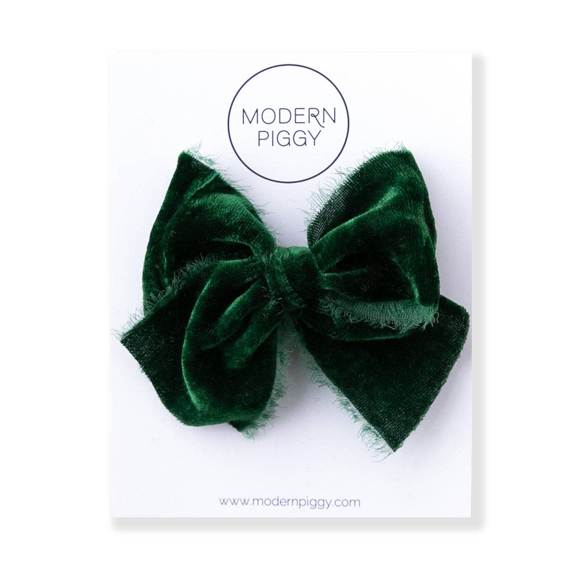 Evergreen Velvet Headband