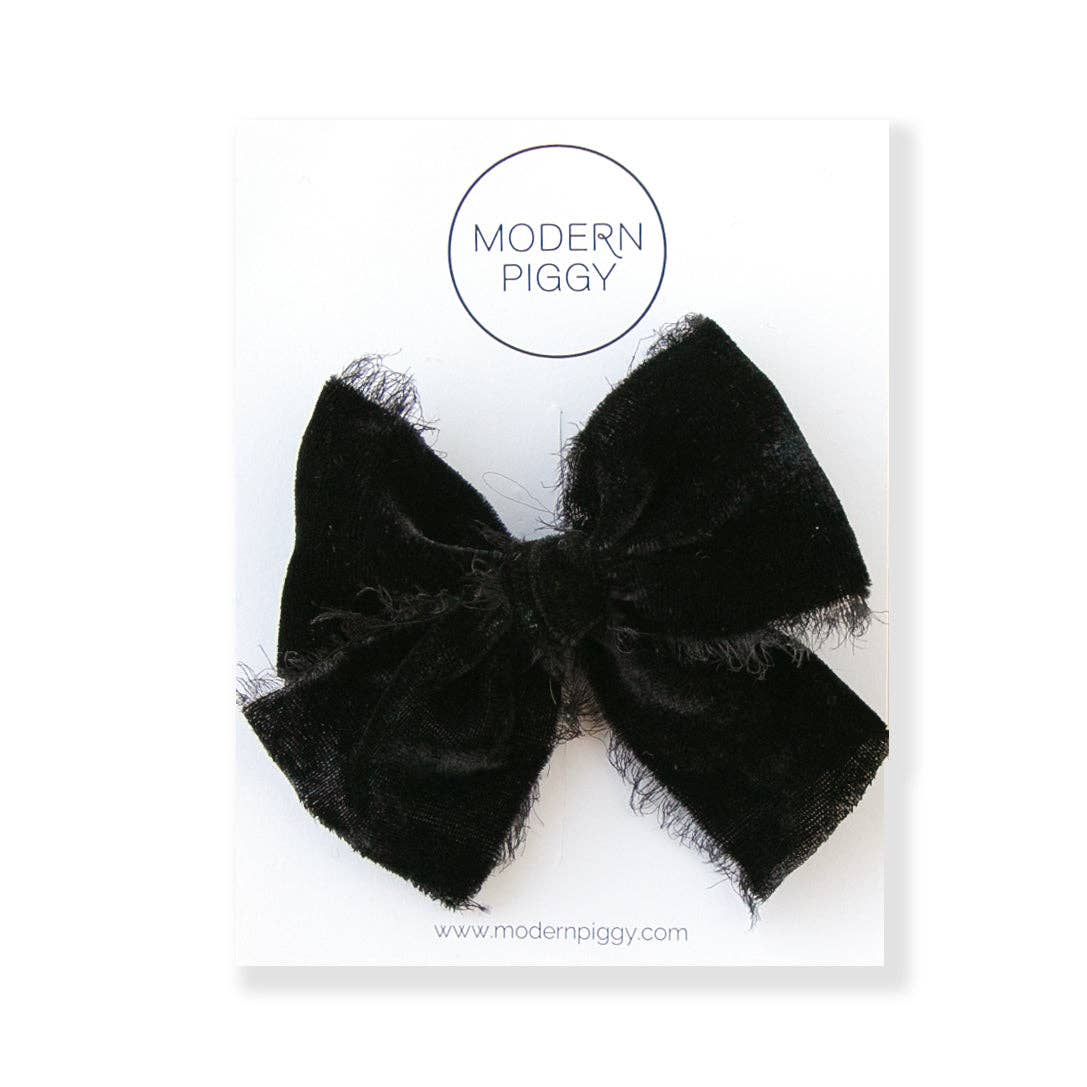 Coal Velvet Headband